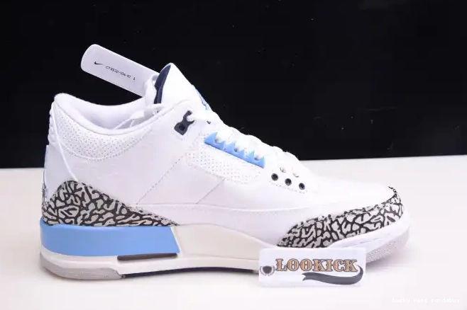 Rep Husky CT8532-104 UNC Jordan Air 3 0603